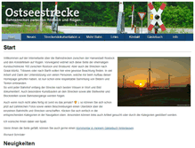 Tablet Screenshot of ostseestrecke.de